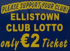 Club Lotto Sign